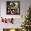 (40*40cm)Christmas Cats Tree - Full Round Drill Diamond Painting