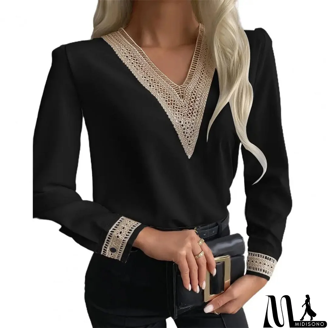 MidiSono - Fashionable and Effortless winter Blouse