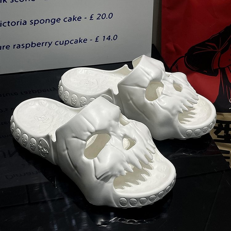 Halloween Skull Summer Slipper  weebmemes