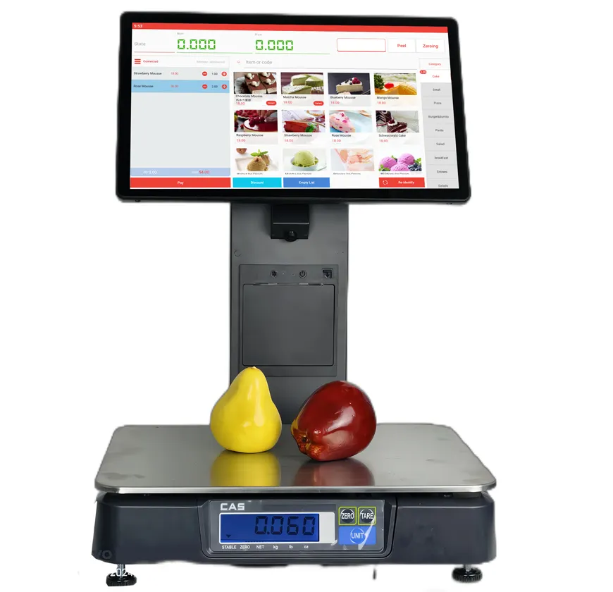 RFID Supermarket Grocery Seafood And Snack Shop RFID AI Scale With NETP ...