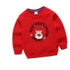 Kid Baby Boy Girl Round Neck Pullover Cartoon Hoodie Top