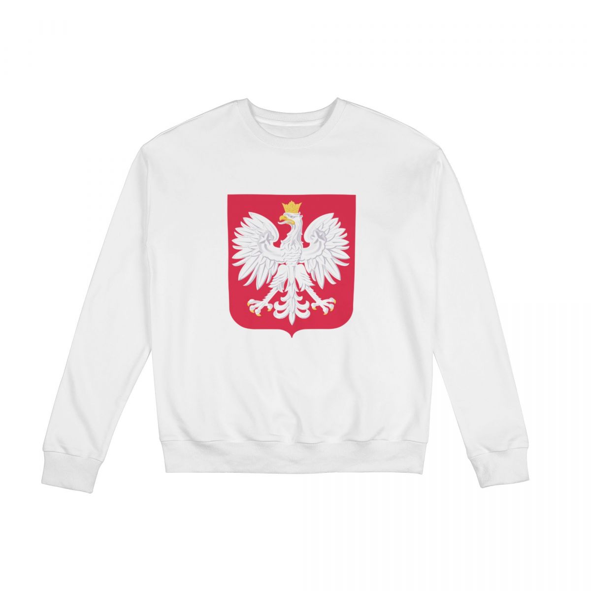 Poland National Football Team Unisex Round Neck Sweatshirt