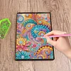 5D Diamond Painting Notebook DIY Diamond Art Dairy Book Kits (Alien Grass)