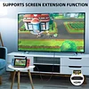Switch dock card reader switcher [HDMI, 1080p, TV mode, 4 switches, 4 storage, 3 USB ports, 1 Type-C port] Switch multi-function dock, charging stand, cooling fan, heat dissipation measures, compatible with Switch/Switch Organic EL model (black) [parallel
