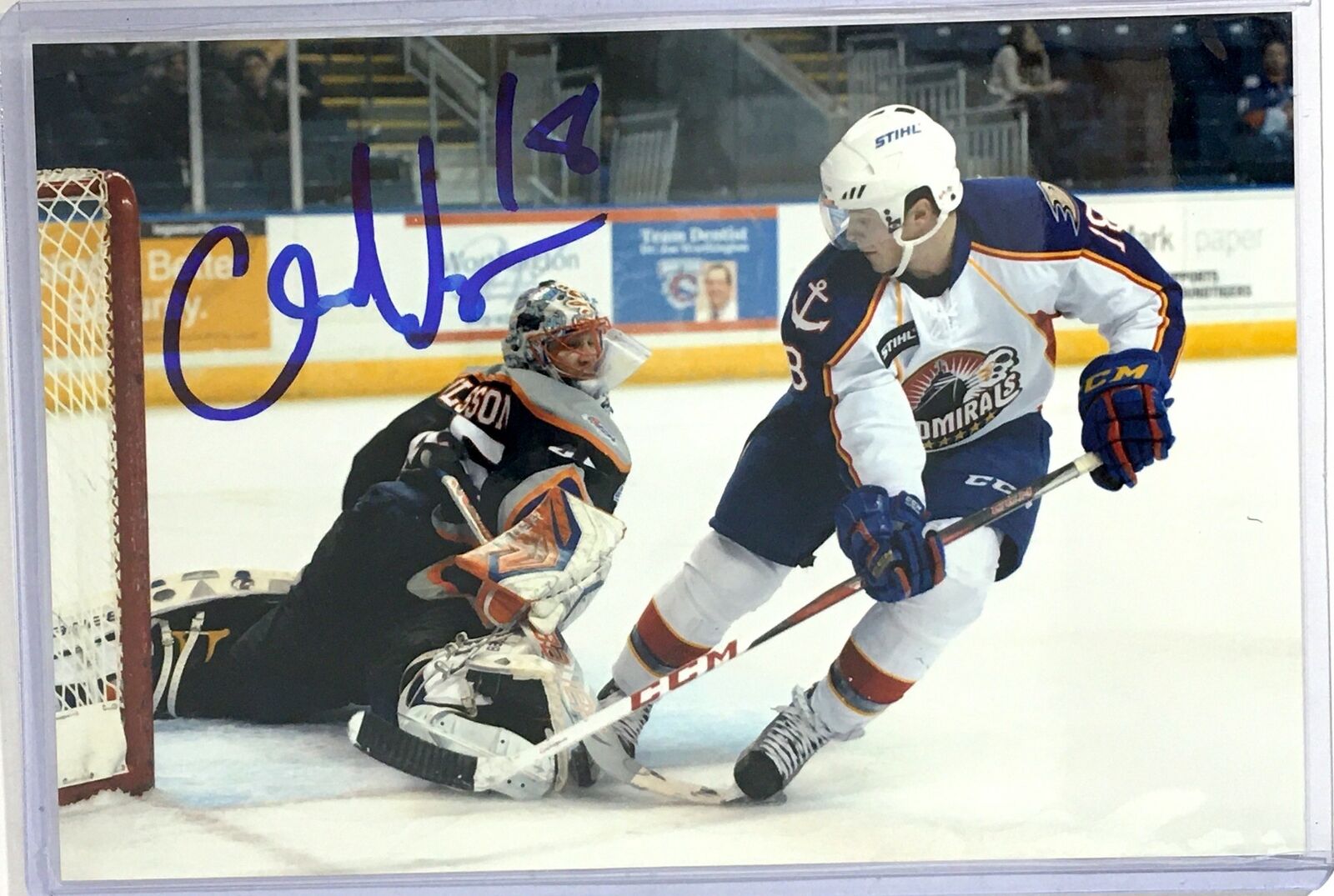 Chris Wagner Signed 4x6 Photo Poster painting Ducks Avalanche Islanders Bruins Autograph