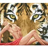 Tiger - 9CT Full Beaded Cross Stitch Kit(52x46cm)