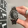 Special-shaped watch, vintage European and American style, high-end personality, creative niche design, carved trendy men's watch