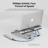 Laptop Cooling Hollow Bracket Expansion Dock Gigabit Network Port USB3.0 Bracket Detachable Hub Expansion Dock