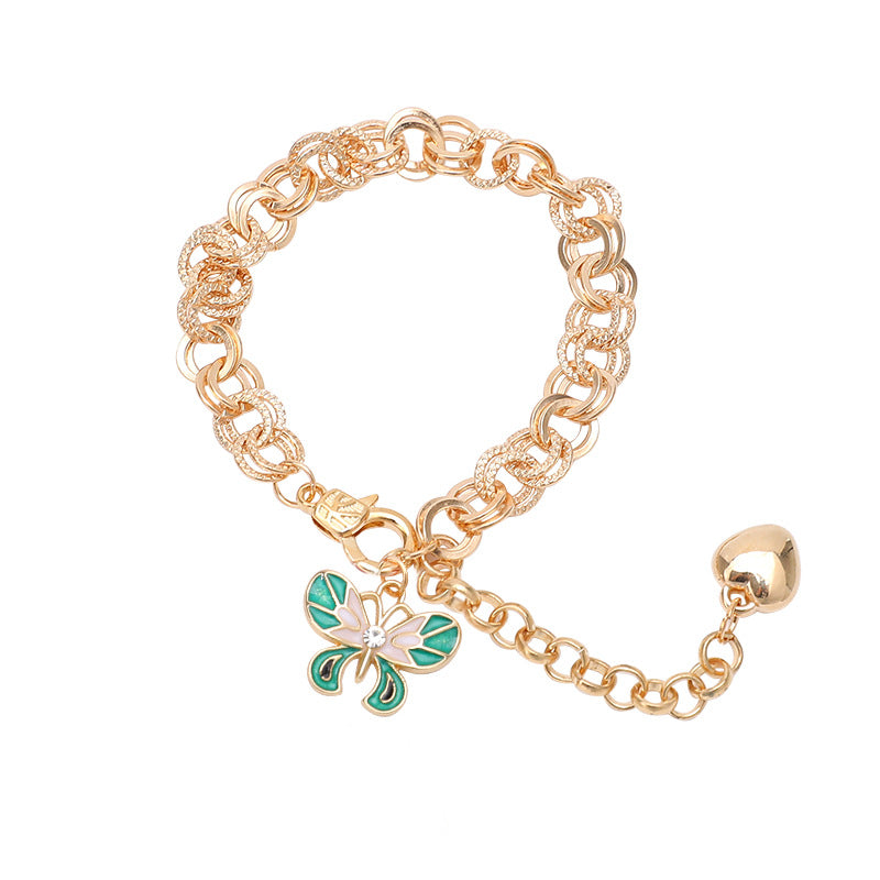 Women Chinese Zodiac Animal Alloy Electroplating Bracelets