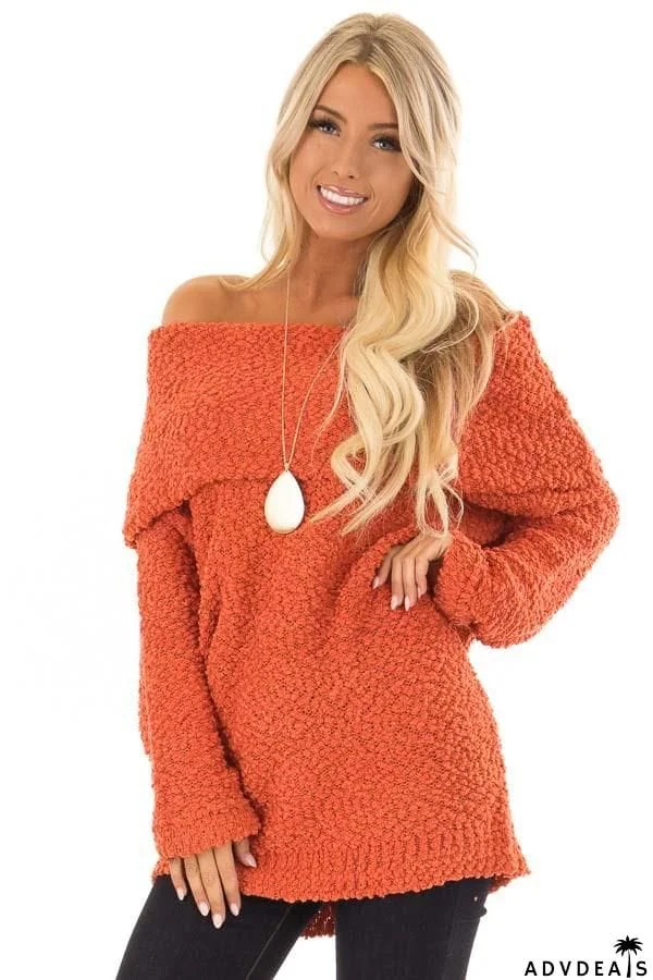 Off The Shoulder Comfy Sweater