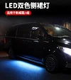 适用于奔驰新威霆侧裙灯v260底盘灯氛围灯开门迎宾灯照地灯改装1对装