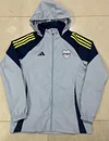 boca juniors 25-26 gray windbreaker