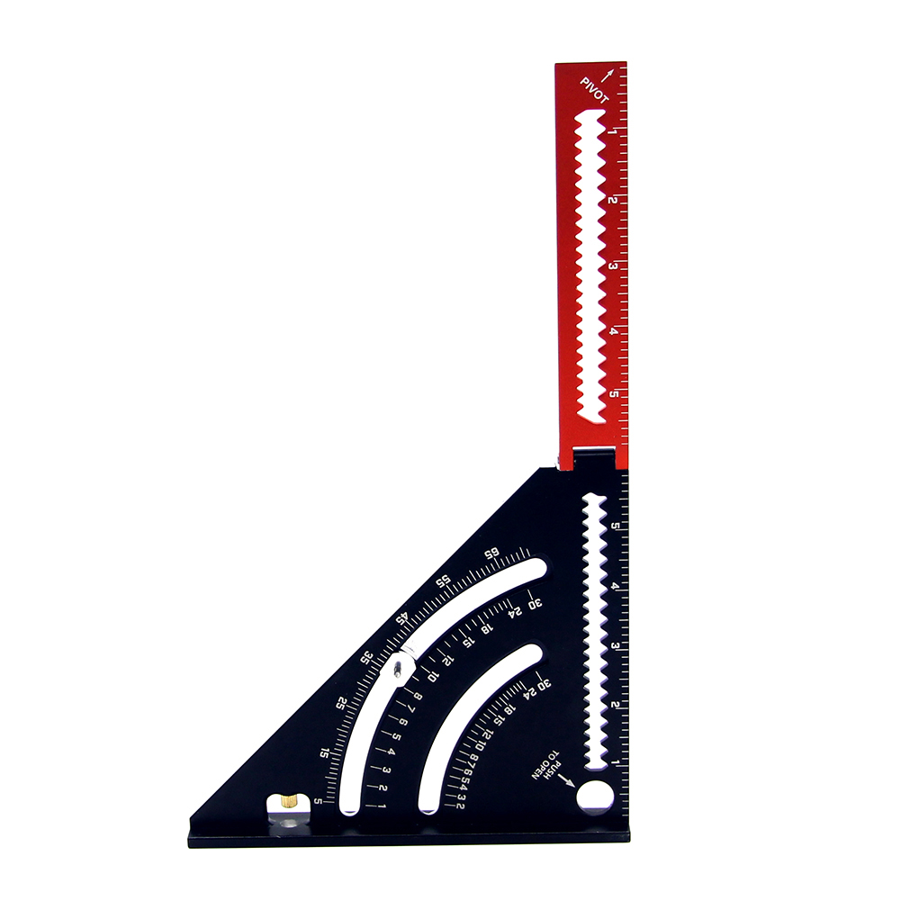 

Aluminum Alloy Folding Triangle Ruler Angle Protractor for Building Framing, 501 Original