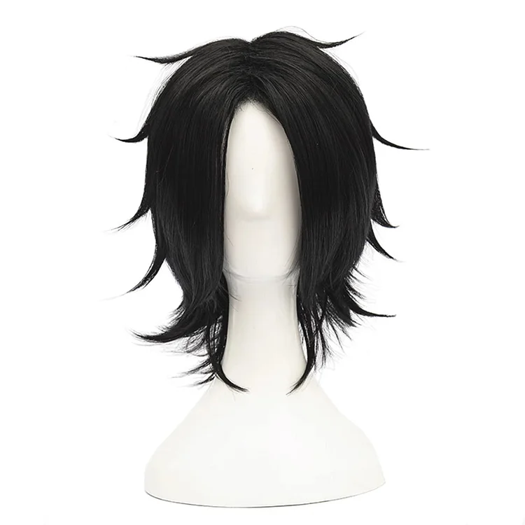One Piece Portgas·D· Ace Black Wig Cosplay Accessories Halloween Carnival Props