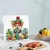 Acrylic Double Sided Christmas 5D DIY Diamond Art Paper Towel Storage Rack Napkin Holder Kit