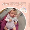 12"&16" Newborn Sleeping Full Solid Platinum Silicone Baby Doll Cherylwith Chubby Cheek & Flexible Limbs That Just Like A Real Baby - RBBI-Myrebornbabydoll® 