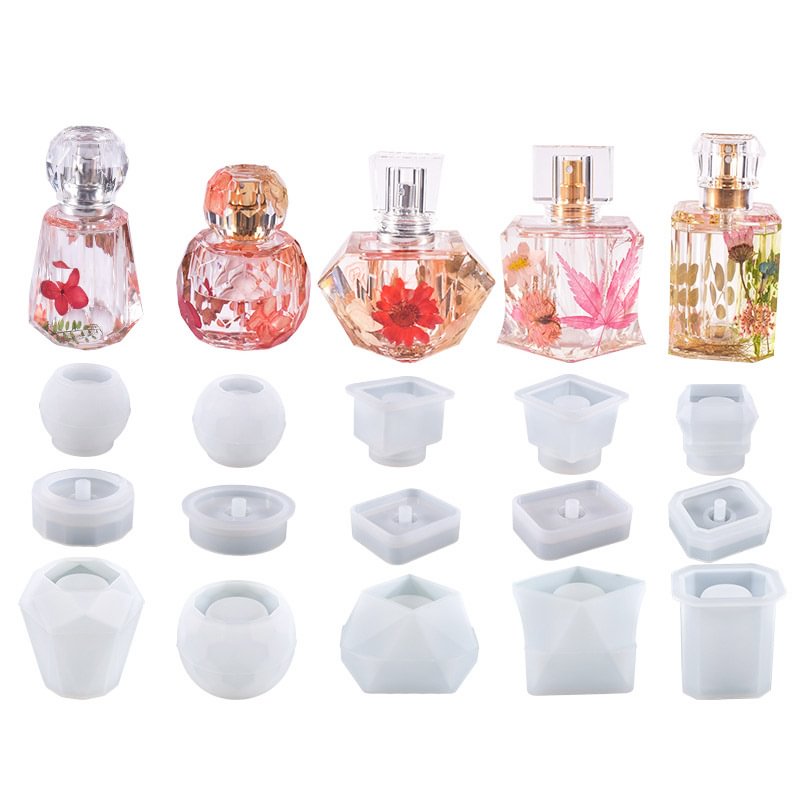 Geometric Irregular Perfume Bottle Resin Mold