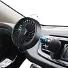 USB Powered Car Fan Vent Clip Car Cooling Fan 3 Speeds Quiet Brushless Motor 360 Rotatable for Sedan SUV RV Pickup Truck Van