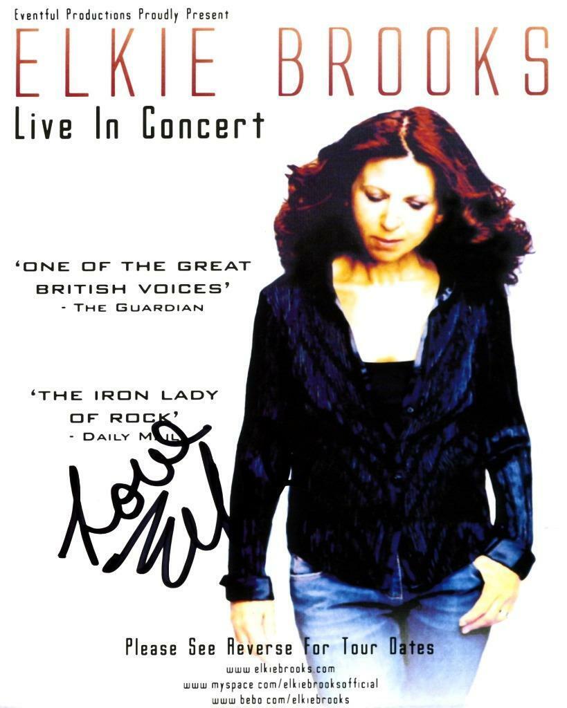 Elkie Brooks SIGNED AUTOGRAPHED 10 X 8