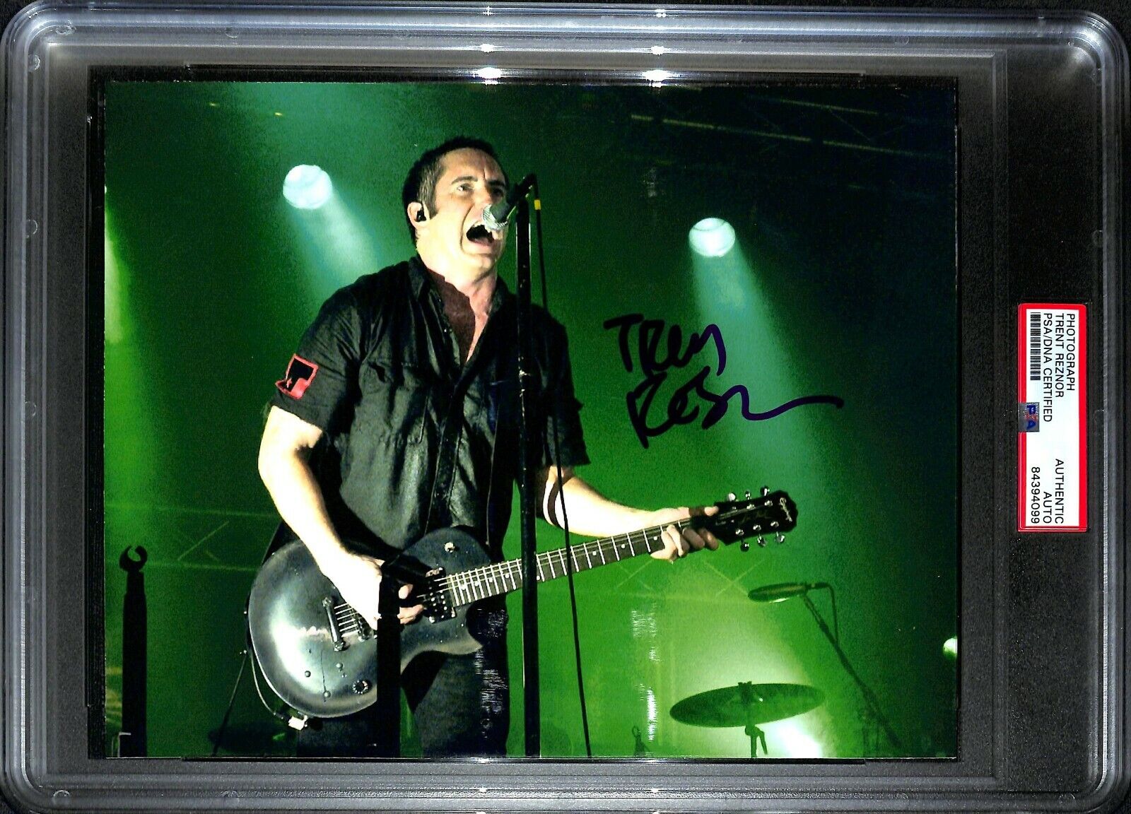 TRENT REZNOR NIN Signed Autographed NINE INCH NAILS