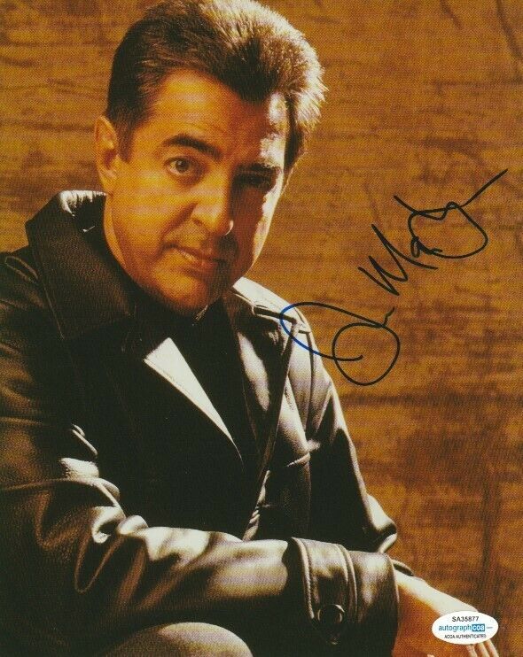 CRIMINAL MINDS JOE MANTEGNA SIGNED 8x10 Photo Poster painting! THE SIMPSONS FAT TONY ACOA COA