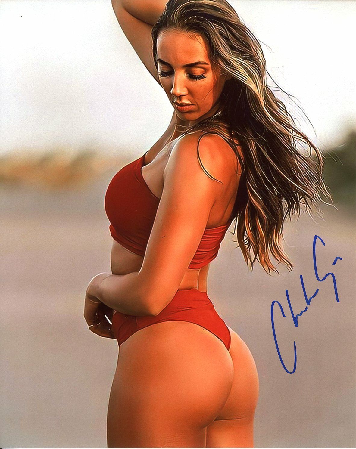 Chelsea Green autographed 8x10 Sexy Hot IMPACT WWE #12