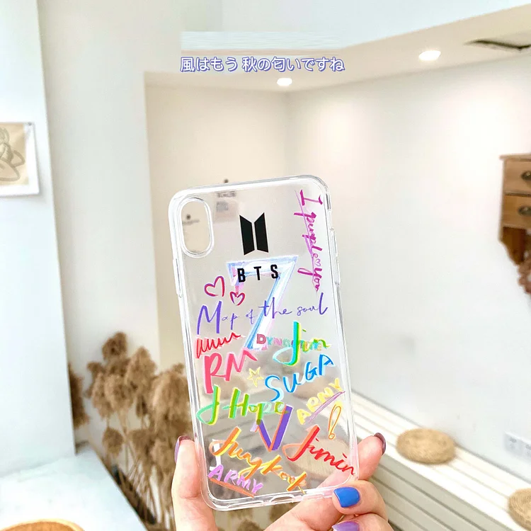 방탄소년단 Creative Graffiti iPhone Case