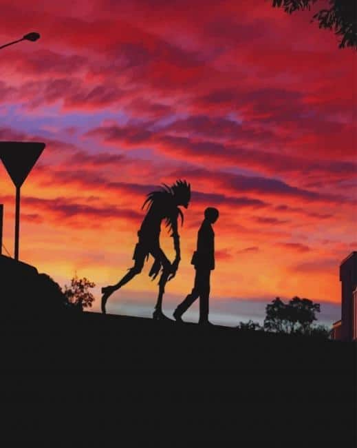 

Death Note Ryuk Silhouette – Paint By Numbers - 40*50CM, 501 Original