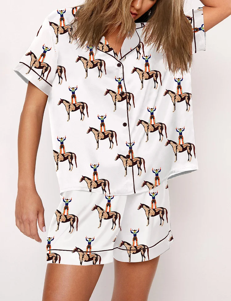 Women's Gangstas Paradise Western Cowboys Pajama Set