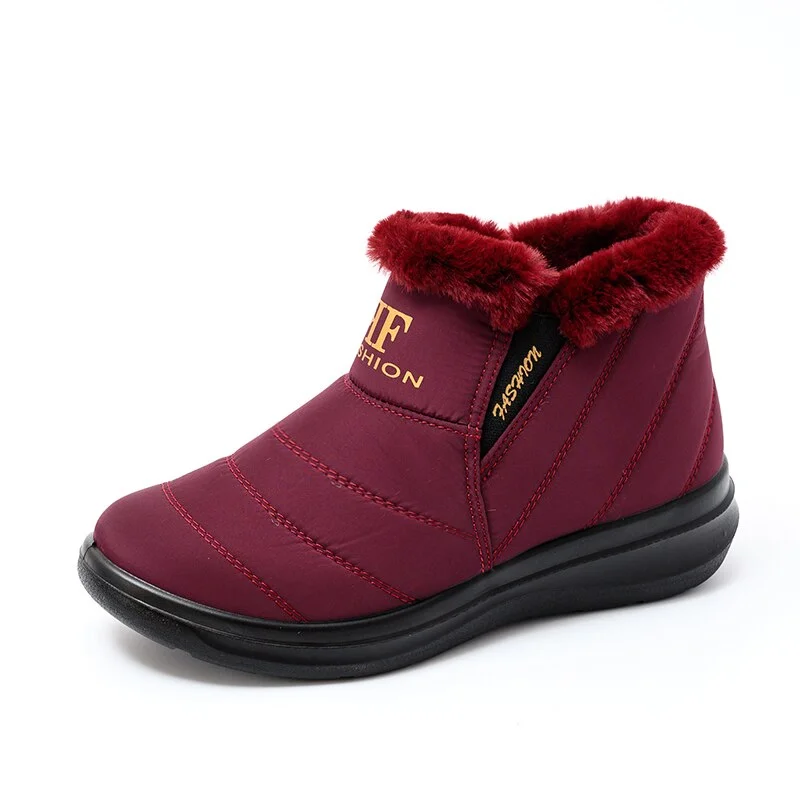 Women Boots Winter Shoes Woman  Warm Snow Boots Women Ankle Boots For Female Winter Shoes Botas Mujer Plush Booties  Waterproof