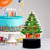 DIY Diamond Painting 7 Color Night Light Lamp Home Decoration Ornament Gift Kit(Christmas Tree)