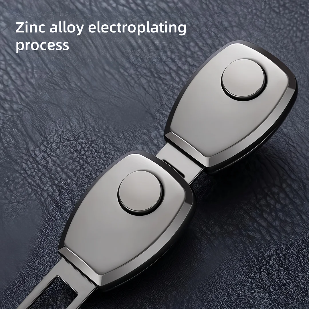 New customizable LOGO car safety lock with insert buckle for car interior decoration