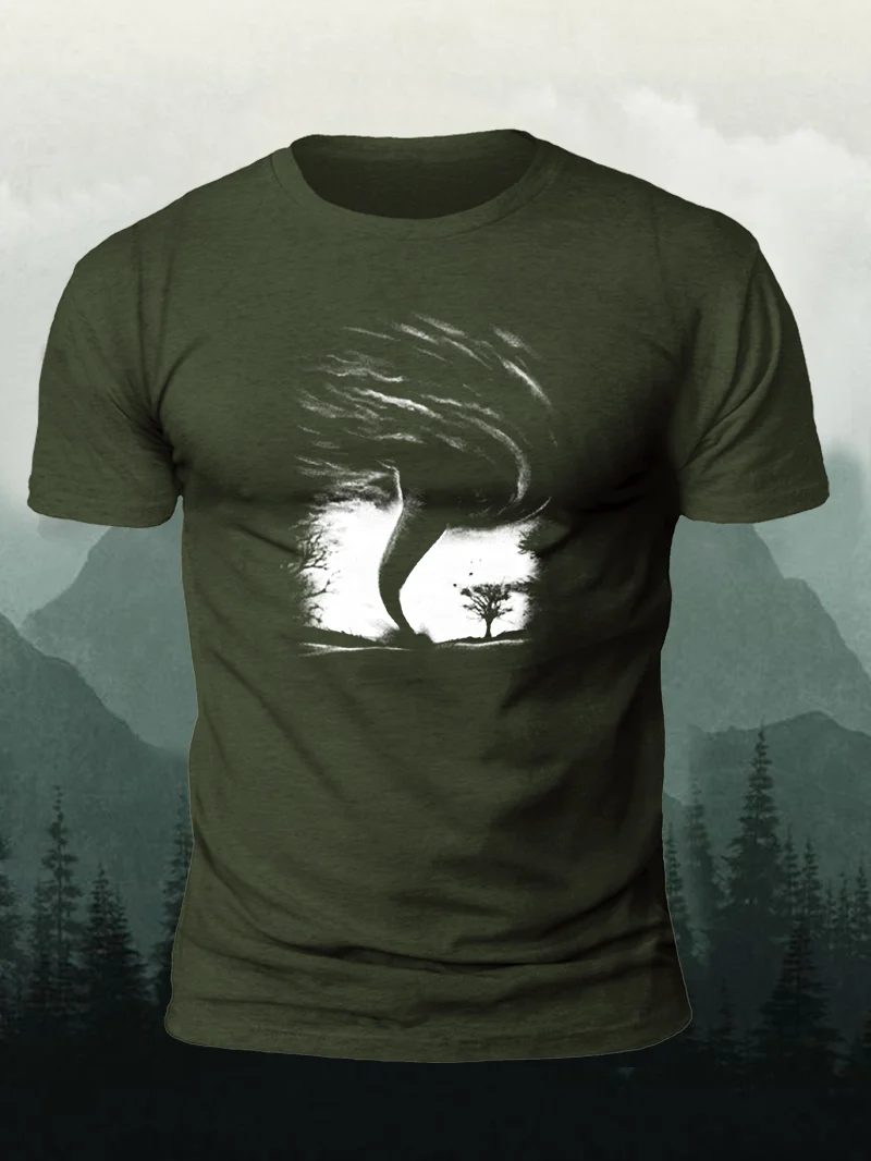 Cyclones Print Short Sleeve Men's T-Shirt in  mildstyles