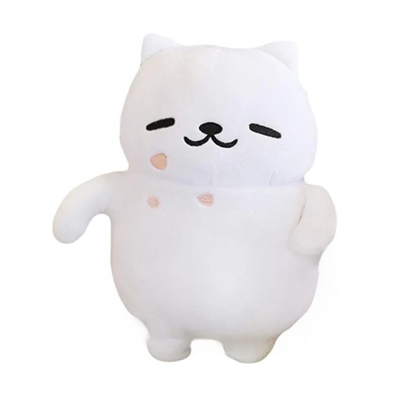 [Neko Atsume] White Cat Tubbs/ Manzoku San Plush Doll SP165154
