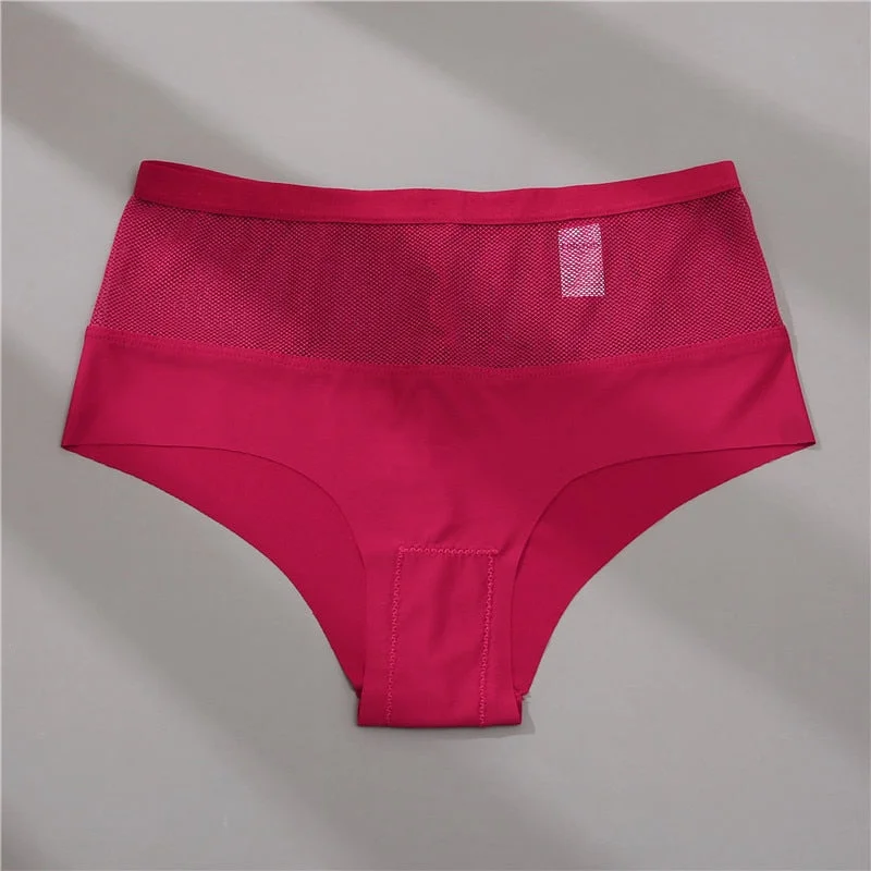 FINETOO Sports Fitness Stretch Seamless Panties Sexy Hollow Out Women's Thong Underwear Temptation Mesh Femme Brief Sex Lingerie