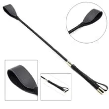 Khalesexx Bondage Bondage Boutique Slim Leather Riding Crop Horse Whip pony Spanking Knout BDSM Lash Fetish Flogger Sex Product For Couples Women