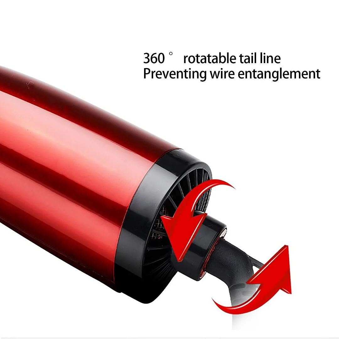 3-in-1 Hei&szlig;luft-Styler und rotierender Haartrockner zum Trocknen, Locken und Gl&auml;tten der Haare