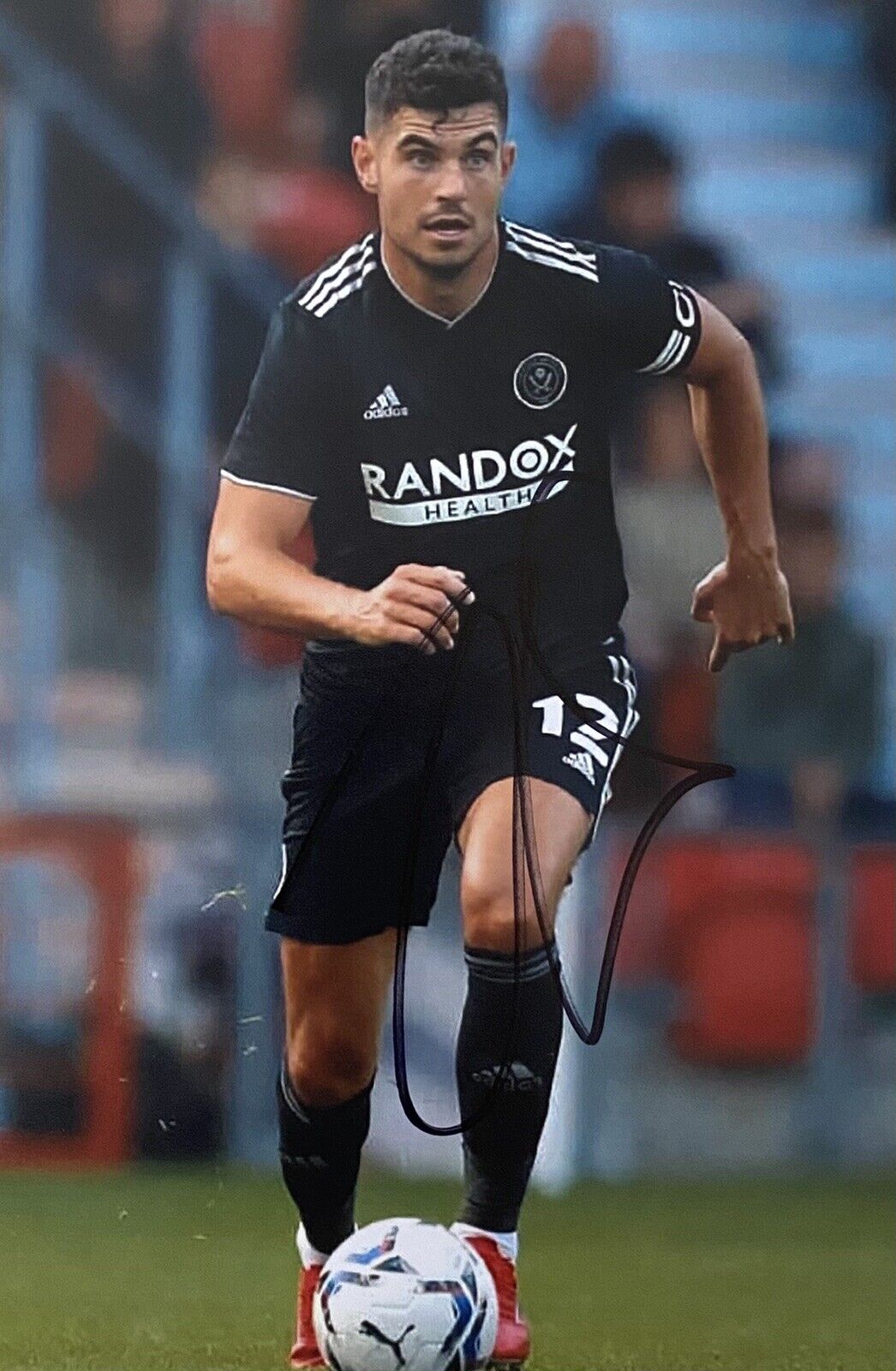 John Egan Genuine Hand Signed Sheffield United 6X4 Photo Poster painting 4