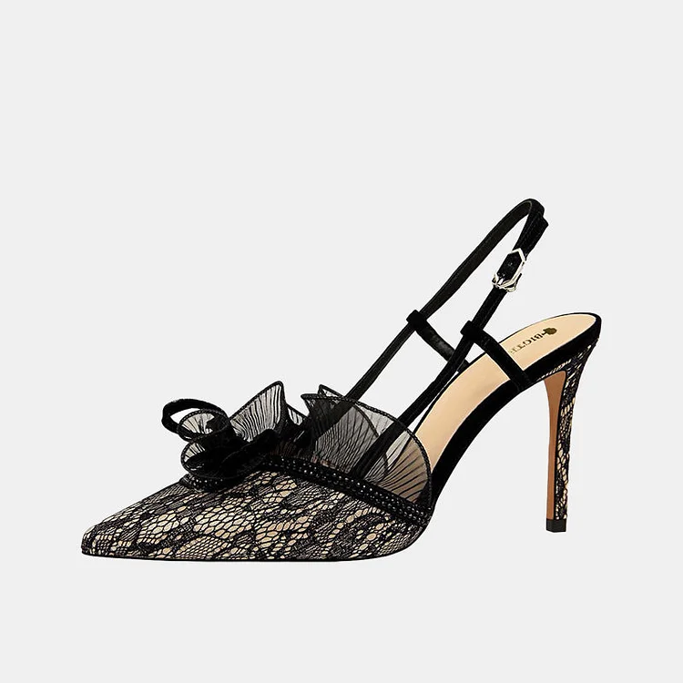 Clover Lace Pumps shopify Stunahome.com