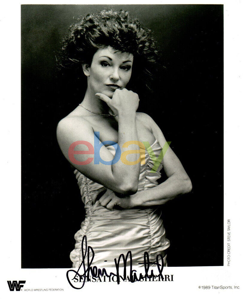 SHERRI MARTEL AUTOGRAPHED-SI<wbr/>GNED 8X10 WWE-WWF Photo Poster painting-Photo Poster paintingGRA<wbr/>PH reprint