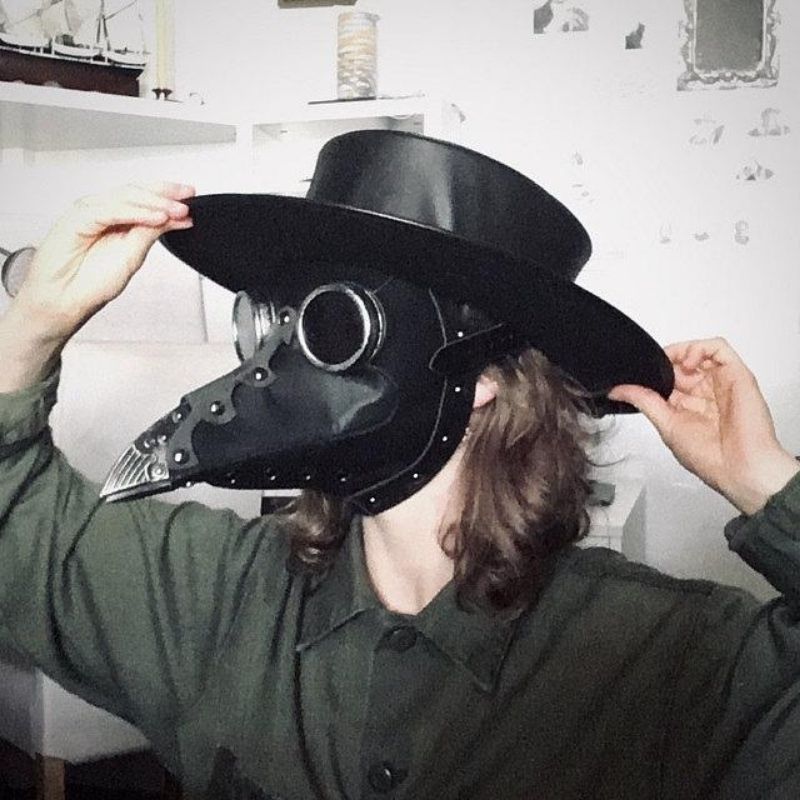 Black Plague Doctor Mask - Shut Up And Take My Money