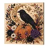 Kit de peinture de perles DIY pour Halloween avec perles de perles avec cadre 30x30cm