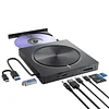 USB 7-in-1 Multi-functional Optical Drive, Desktop External DVD Burner, Laptop Universal Optical Drive Expansion Dock