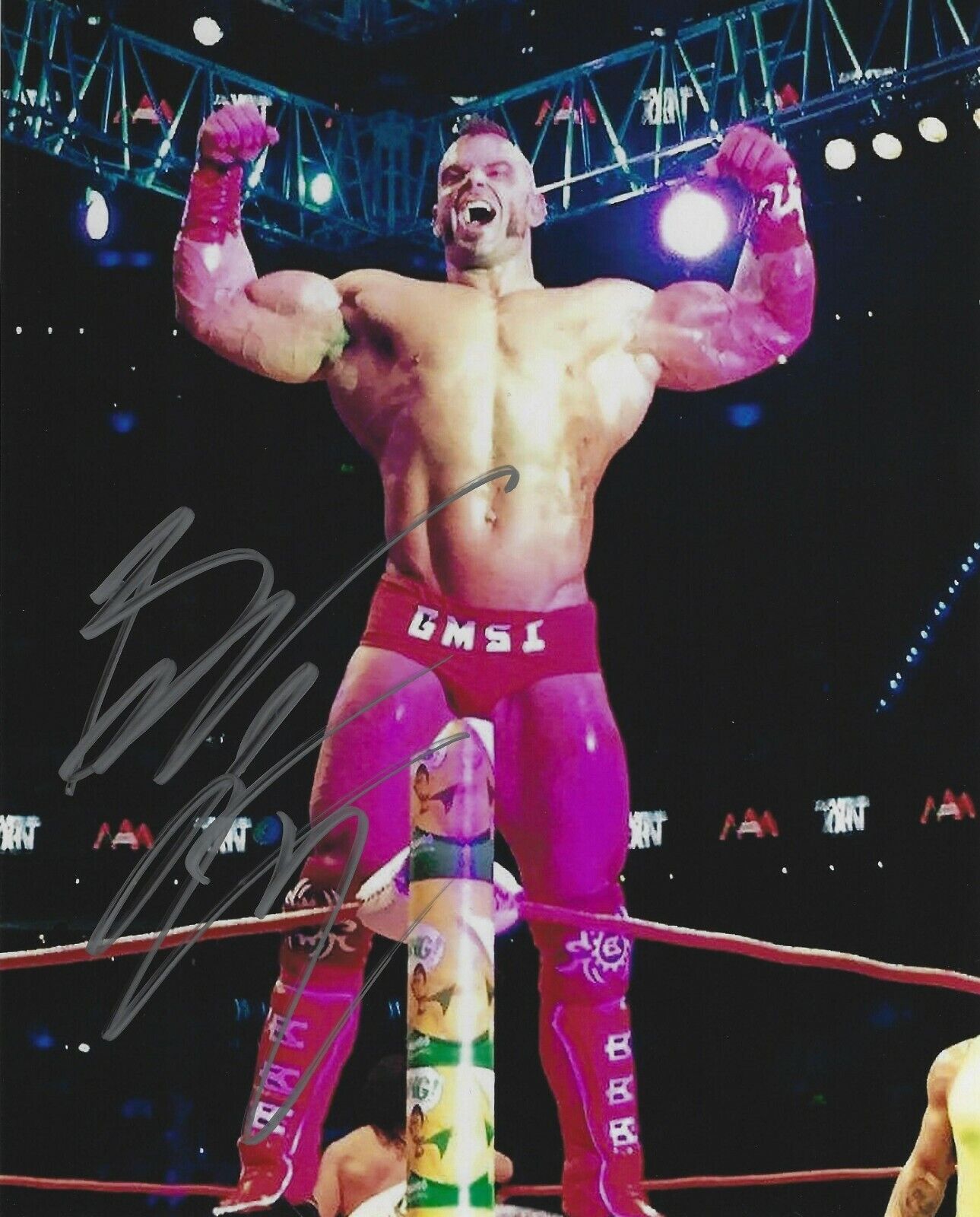 Brian Cage Signed 8x10 Photo Poster painting Lucha Libre AAA Underground Impact Pro Wrestling 0