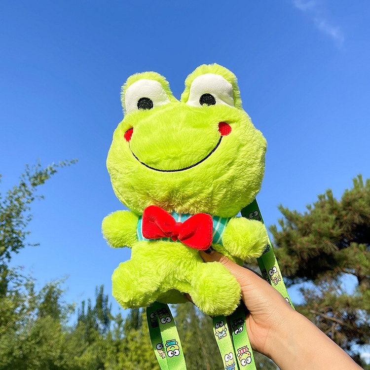 Lovely Frog Doll Plush Crossbody Bag - Modakawa modakawa