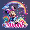 Minnie - DIY Personalisiert Disney Namen Voller Diamant Malerei