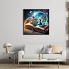 Fairy Tales In Books-11CT Stamped Cross Stitch 50*50cm/19.69*19.69in tapestrymarket