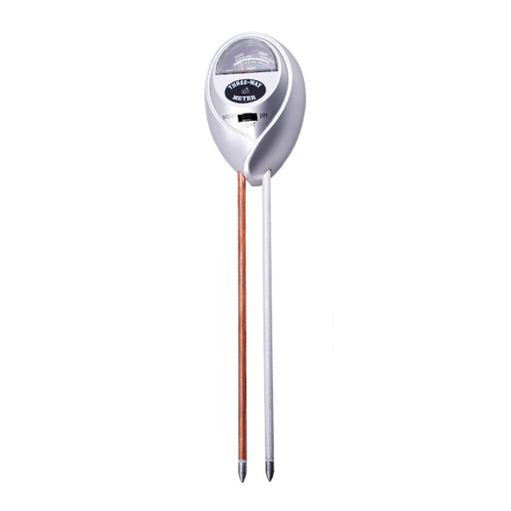 

3 in 1 Soil Water Moisture Light PH Meter Tester Analyzer Detector (Silver), 501 Original