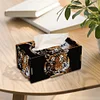 Wooden Colorful Pattern 5D Diamond Painting Tissue Holder Diamond Art Tissue Box