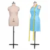 [US Local Warehouse] Dress Form Height Adjustable Sewing Mannequin Female with Stable Metal Base Mannequin Body Torso for Retail Boutique Store
